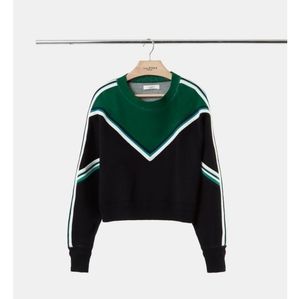 Isabel Marant Kimo Green Two Colour Knit Jumper